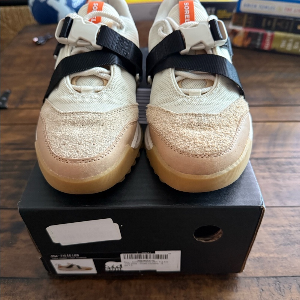 Sz 7.5 Women’s Sorel ONA 718 EQ Low Shoe - Chalk, Ceramic - Picture 2 of 4